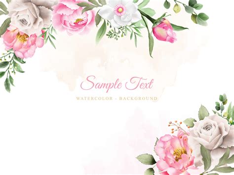 pink flower background vector